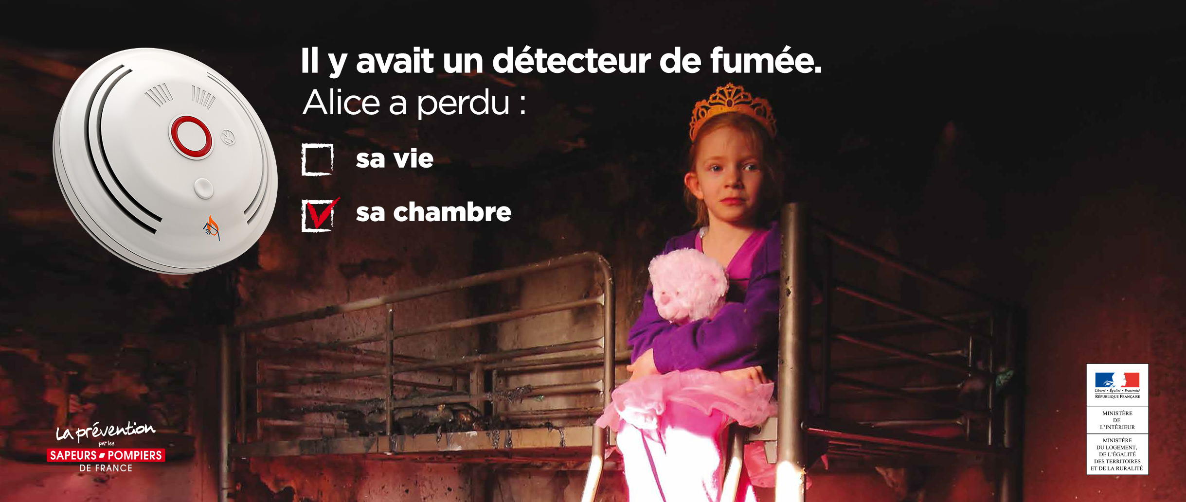 Incendie domestique danger enfant