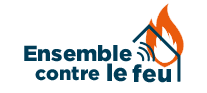 Ensemble contre le feu mini logo